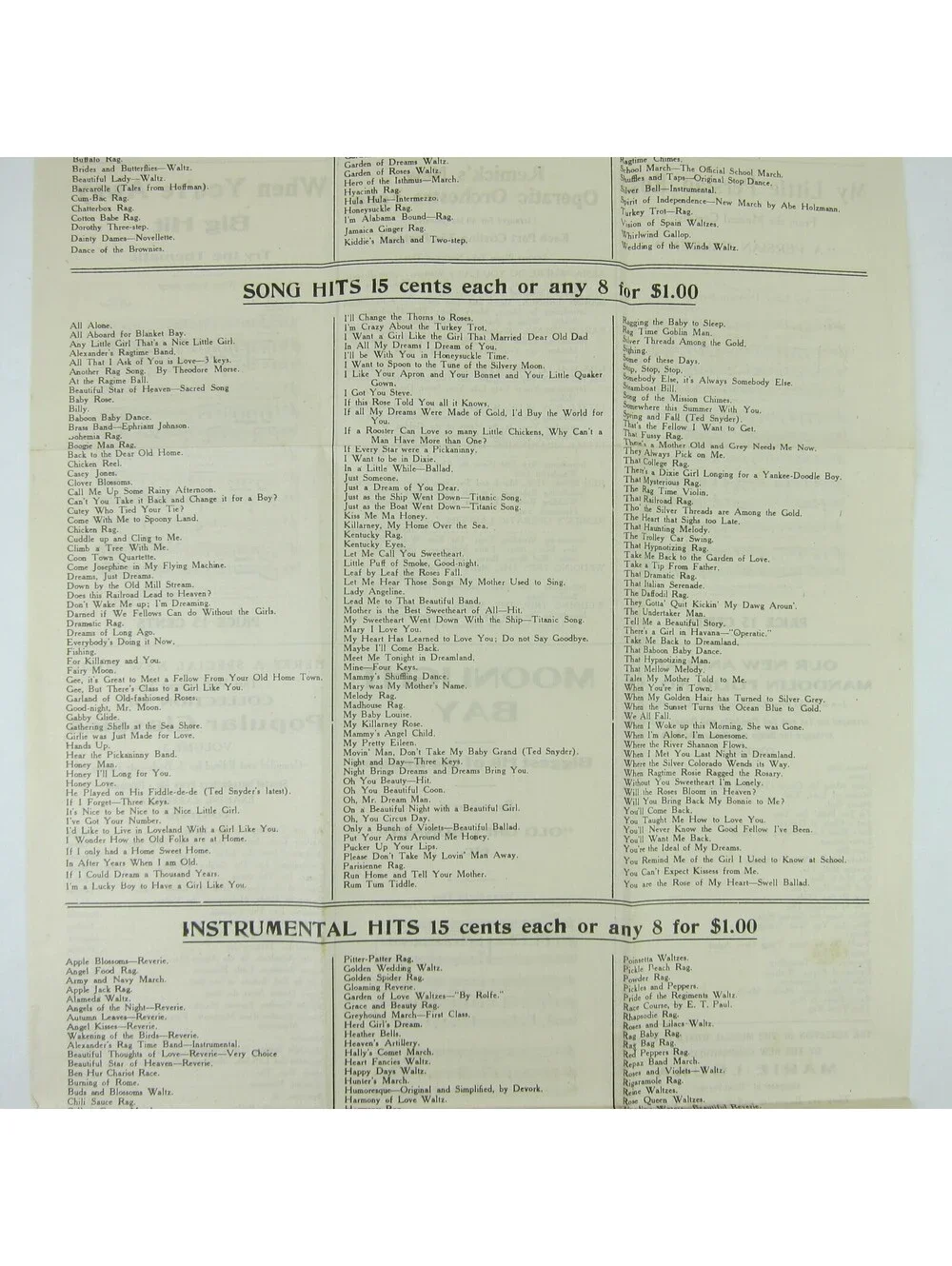 N/A sheet music